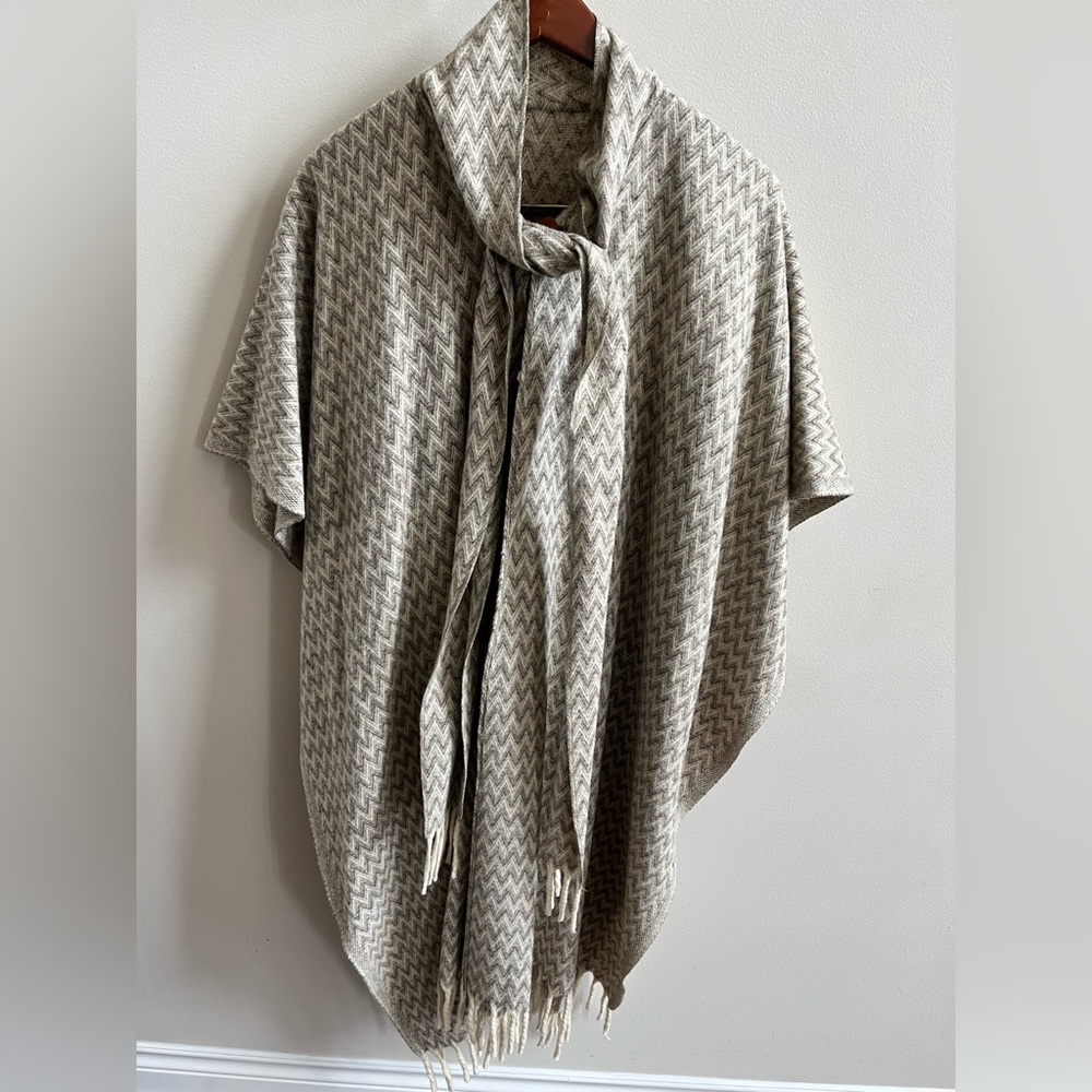 Italian wool poncho/wrap